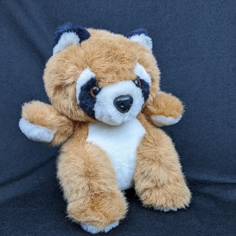 Rare Vintage FLOMO friends forever red panda or racoons plush